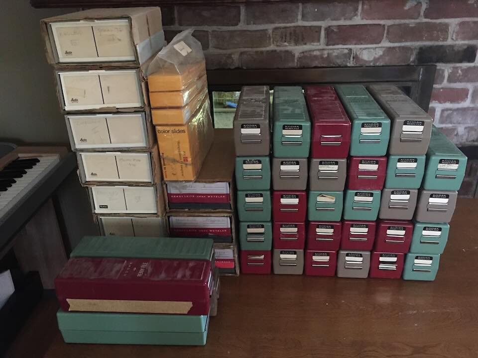 Boxes of Slides